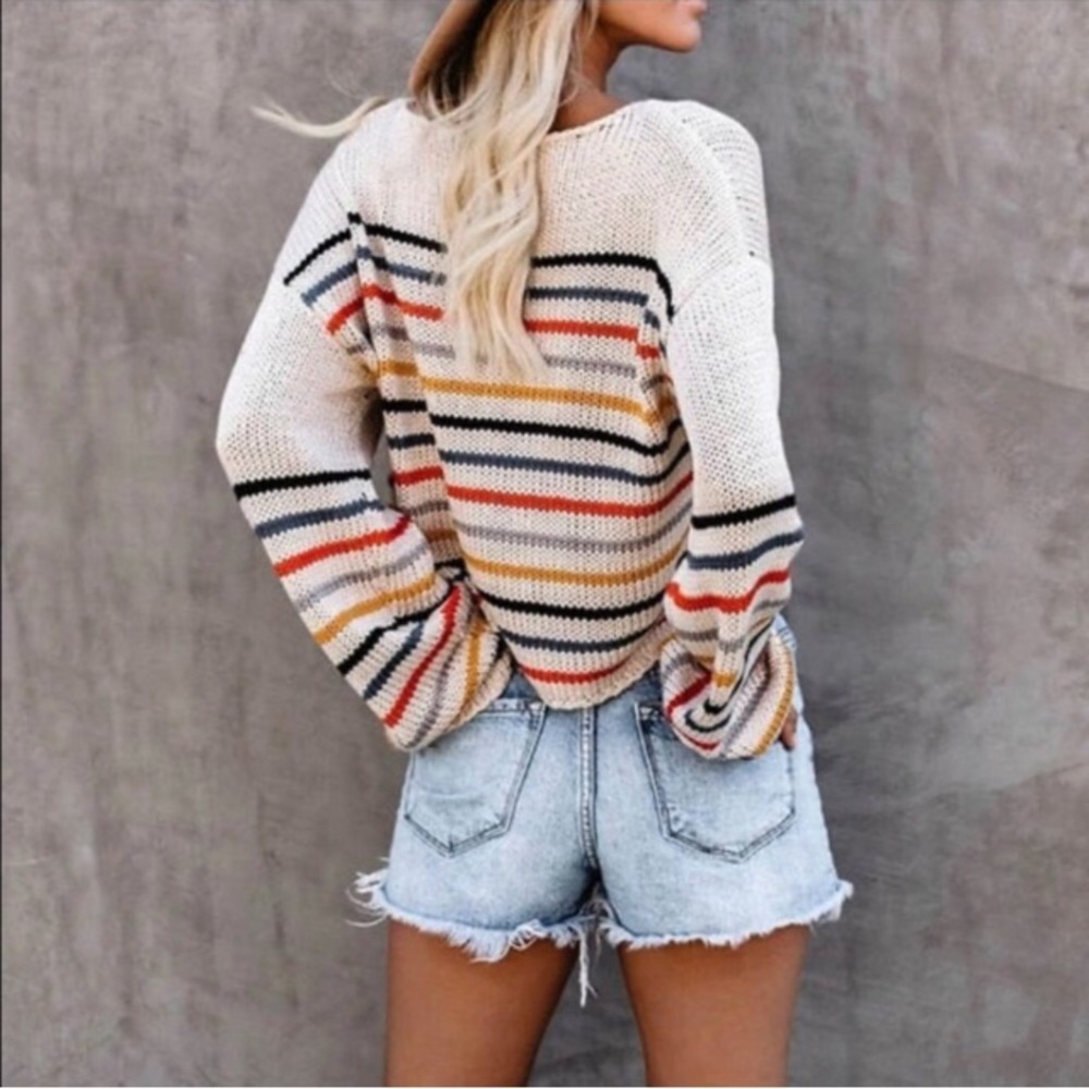 NWT Lightweight Striped Sweater